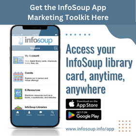 image of the InfoSoup app on a smart phone