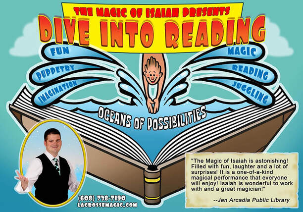 Dive Into Reading - Oceans of Possibilities: fun, puppetry, imagination, magic, reading, juggling