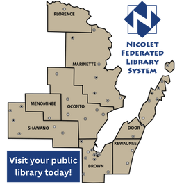 Map of NFLS library locations by county