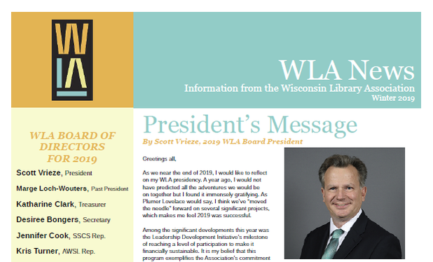WLA News cover snapshot